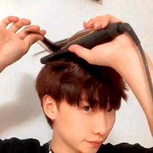 2in1 เครื่องหนีบผม13มม. สำหรับผมสั้น แฮร์บอร์ดเซรามิค ที่หนีบผมผู้ชาย อุณหภูมิ5ระดับ DIY