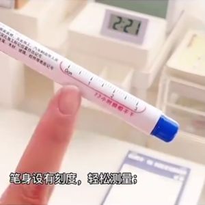 Bút Đánh Dấu Đầu Ngòi Dài 20mm Nét 1mm Màu Mực Đen Không Thấm Nước Nhanh Khô Viết Được Trên Mọi Vật Liệu