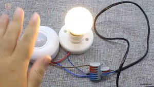 เซ็นเซอร์เปิดปิดไฟอัตโนมัติเมื่อเดินผ่าน สวิตช์เซ็นเซอร์ Motion sensor Module BC-802