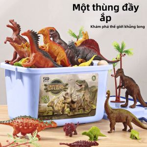 TAOZIAWA | Realistic Soft Dinosaur Toy Set for Boys Birthday Gift