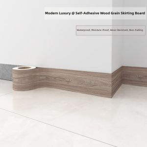 Waterproof Self Adhesive Wood Grain Wallpaper for Renting Houses Living Room Wall Stickers Pvc Material Retro Style