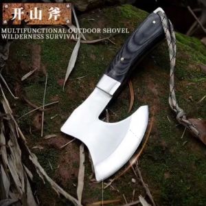 Outdoor axe chopping trees and chopping firewood small ultra-sharp small hand axe tool camping axe firewood axe