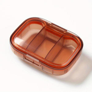 Portable Mini Pill Organizer Box - Daily Meal Pill Splitter BoxOn-the-Go Medicine Divider Weekly Travel Pill Casemedicine box