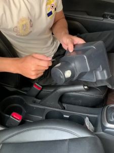 Hộp Đựng Đồ Trung Tâm Ford Fiesta Hộp Để Tay Xe Hơi Phụ Kiện Độ Chế Đặc Biệt Bằng Da/nhựa ABS Chi Tiết Nội Thất Dành Cho Các Mẫu Xe 2010-2018