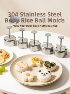 MAGIC KITCHEN | Stainless Steel Infant Triangular Sushi Mold