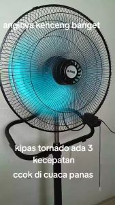 N-PLUS Kipas Angin Tornado 3in1 18 Inch dengan 3 Kecepatan dan Baling-Baling Aluminium - Bergaransi