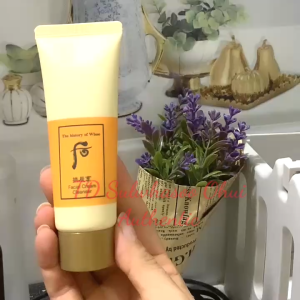 Nobox  40ml Sữa rửa mặt Whoo vàng Facial Foam Cleanser rửa sạch sâu bổ sung độ ẩm
