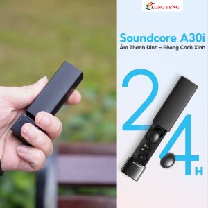 Tai nghe Bluetooth True Wireless Anker Soundcore A30i A3958 - Hàng chính hãng - Thiết kế nhỏ gọn sang trọng âm thanh vượt trội công nghệ âm thanh Soundcore Signature mic AI lọc tiếng ồn đàm thoại rõ ràng