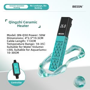 BESSN | Auto Thermostat Submersible Heater with Power-off Protection for Aquariums