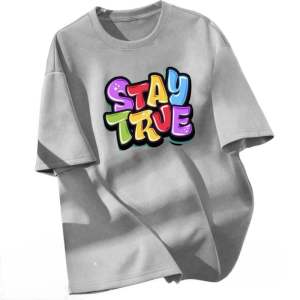 Kaos T-shirt Atasan Oversize |baju kaos oblong pria lengan pendek|kaos wanita STAY