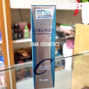 Kem Nền Enough Kem Collagen Enough Foundation Kem Nền Dạng Lỏng Che Phủ Các Khuyết Điểm SPF15 100ml - TRAN Cosmetics