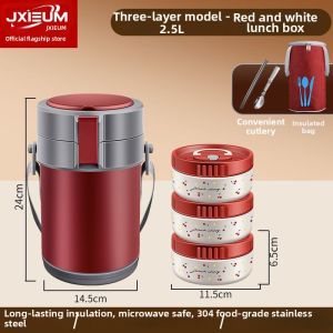 JXIEUM | Insulated Large Capacity Lunch Box