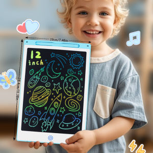 8.5/10/12/16 Inch Cartoon LCD Writing Drawing Tablet Doodle Board Toys Gifts for 3-12 Year Old Girls Boys Drawing Pad for Kids