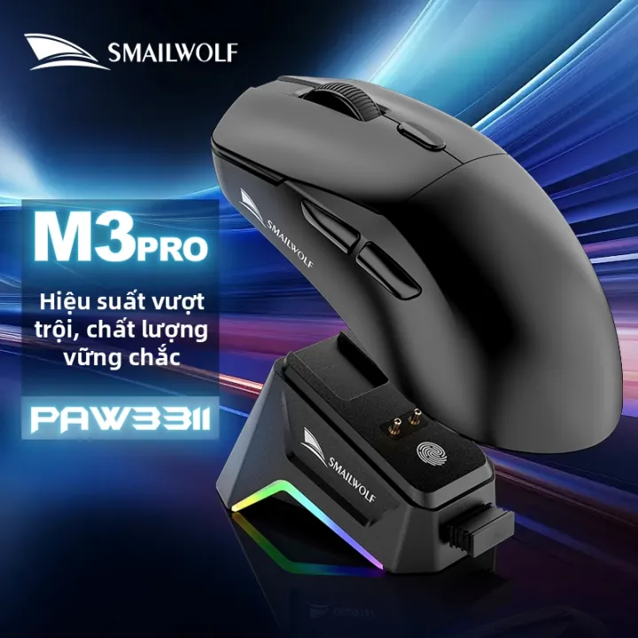 ATTACK SHARK M3PRO Chuột Chơi Game Không Dây Bluetooth 3 Chế Độ 1000Hz PAW3311 Nhẹ, Cao Cấp, Dùng Cho PC Laptop Esports | BigBuy360 - bigbuy360.vn ATTACK SHARK M3PRO Chuột Chơi Game Không Dây Bluetooth 3 Chế Độ 1000Hz PAW3311 Nhẹ, Cao Cấp, Dùng Cho PC Laptop Esports | BigBuy360 - bigbuy360.vn