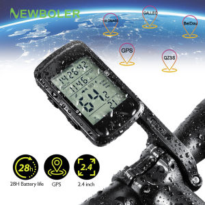 NEWBOLER Bicycle Computer Wireless GPS Bike Speedometer MTB Road Bike Waterproof USB Rechargeable Bicycle Accessories