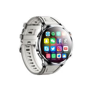 H18 สมาร์ทนาฬิกา 1.95 นิ้ว IPS 1100 mAh แบตเตอรี่ 128GB ROM 500W กล้อง GPS WIFI Heart Rate APP ดาวน์โหลด smartwatch Android 9.0