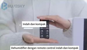 Dehumidifier rumah pintar 22L dengan pengering udara layar LCD besar dengan filter dan generator efisiensi tinggi