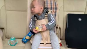 Ghế đai an toàn cho bé ngồi ô tô Micocoo bản rộng thoải mái Ghế ngồi xe hơi cho trẻ nhỏ khi ngủ chất liệu cao cấp chắc chắn VM404