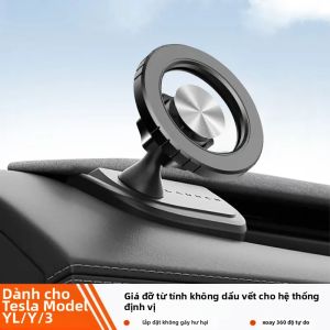 Giá Đỡ Điện Thoại Ô Tô Từ Tính Mạnh Có Thể Điều Chỉnh Chống Rung Xoay Được Dành Cho Tesla Model YL/Y Model 3 Highland 2024-2026