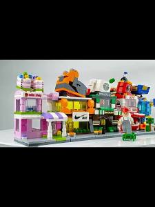 LELE BROTHER | City Street Scene Mini Part Educational Building Blocks