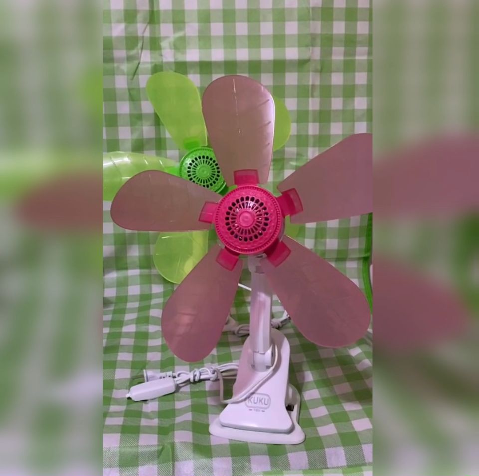Sofia Clip Fan 5 Blades Power Saving Silent Cooler Portable Desk Fan