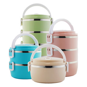 ปิ่นโต ปิ่นโตใส่อาหาร ปิ่นโตใส่ข้าว กล่องเก็บอาหาร กล่องอาหารกลางวัน กล่องสูญญากาศ 1-4 ชั้น ปิ่นโตสแตนเลส กล่องข้าว กล่องข้าวสแตนเลส