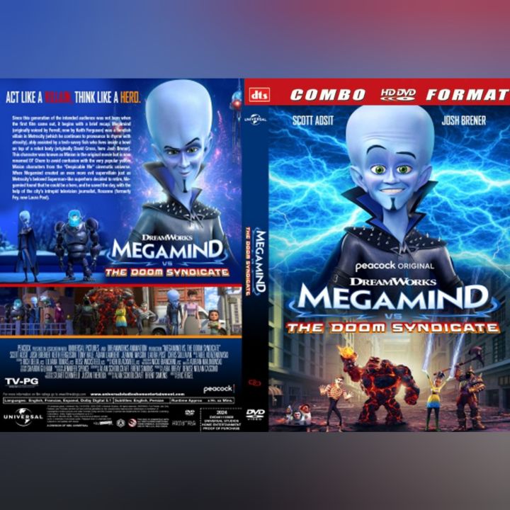 Dvd Film Megamind The Doom Syndicate (2024)