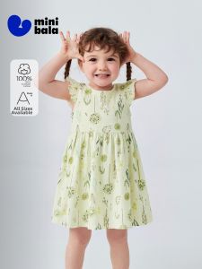 MINI BALA | Mini Comfortable Breathable Cotton Mesh Sweet Girls Dress