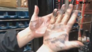 ครีมล้างมือ ทำความสะอาด คราบ น้ำมัน ช่าง Hand Cleaner 350 mL WURTH