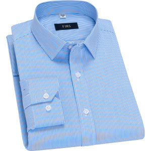 Firs | Easy Care 100 Cotton Striped Breathable Shirt