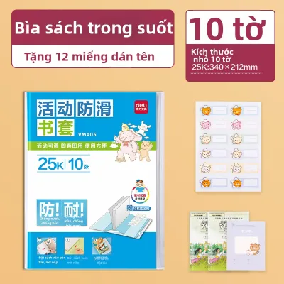 deli | Bao Sách Chống Nước Bảo Vệ