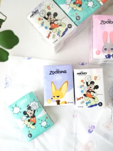 Pixie Dust Cute Cartoon Printed Pocket Facial Tissue Portable Mini Pack Tisu Muka Poket Kartun Comel Mudah Alih可爱卡通印花纸巾
