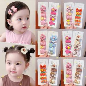 DUBAO | Baby Hair Fixing Accessories Duckbill Clips with Bow