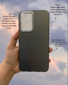 SOFTCASE CASE CASING IMD BLACK OPPO A3S
