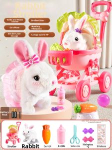 BEI JESS | Electric Rabbit Plush Toy Girl 3-6 Years Old