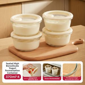 YYIEDERNG | Homemade Yogurt Serving and Fermentation Glass Container
