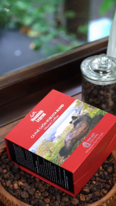 Cà Phê Chồn Cao Cấp Mountain Legend – 10% Real Civet Robusta & 90% Selected Beans Fine Robusta - Hộp 5 Phin Giấy
