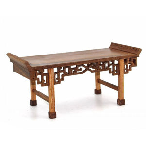 Handcrafted Rectangle Wood Carving Ornament Stand Real Wood Crotch Cherry Wood Jadeite Peculiar Stone Music Table Support