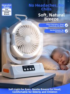 ZHENNIU | Baby-specific Long-lasting Cooling Quiet Fan Light