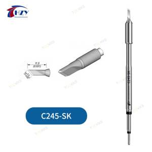 HZY OEM C245 Series Soldering Iron Tips Head C245-K/I/IS/SK/903/907/933 for JBC Soldering Station Repair Tools for T245 Handle
