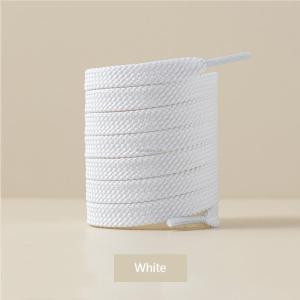 1Pair Fabric Flat Shoe laces Classic Shoelaces for Sneakers White Black Shoelace Quality Laces Shoes 100/120/140/160CM Strings