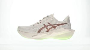ASICS Women NOVABLAST 6 Running Shoes in Rose Dust/Illuminate Yellow
