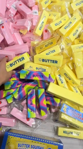 Butter Squishy Slow Rising Stress Relief Squeeze Toy Cheese Squishy Fidget Toy for Party Favor Gift