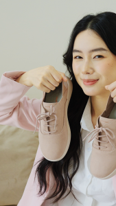 Sunnystep - Balance Oxford - Caramel Suede - Most Comfortable Walking Shoes