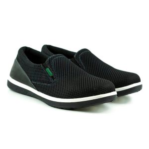 Sepatu Pria Casual Slip On Khamzo D02 Terbaru Slide Slop