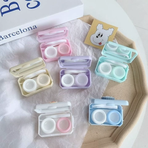 Evo A10 Candy Color Contact Lens Casing Set Lenses Case