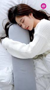 SiamLatex ปลอกหมอนข้าง ปลอกหมอนข้างเย็น รุ่น Meno Bolster Cover ปลอกหมอนข้างสีพื้น ให้สัมผัสเย็นสบาย มีเชือกรูด 2 ด้าน ผ้าลื่นสบาย