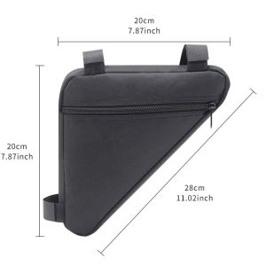 1pc Bicycle Triangle Bag Bicycle Front Frame Handlebar Waterproof Cycling Bags Waterproof Crossbeam Bag Outdoor Sport Bike Parts
