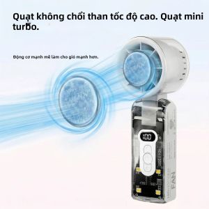 Quạt Cầm Tay Gấp Gọn FC8 Làm Mát Bằng Đá Tốc Độ Cao Có Thể Điều Chỉnh Chất Liệu Nhựa Dùng Cho Hoạt Động Ngoài Trời