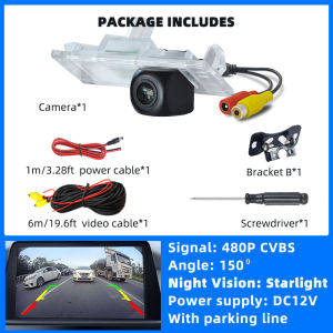 HD Rear View Backup Camera Reverse AHD or CVBS License Plate Light Parking Safety FitsBMW 1 6 Z Series Mini Clubman Countryman..